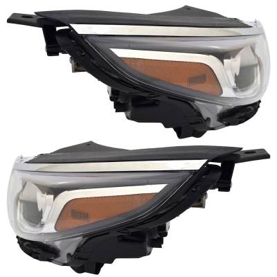 Rareelectrical - New Pair Of Headlights Compatible With Kia Optima Ex Premium Sedan 2019 2020 By Part Numbers - Image 5