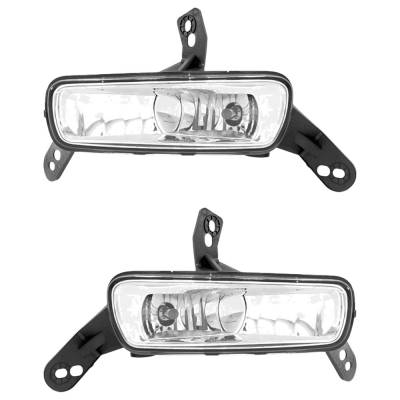 Rareelectrical - New Pair Of Fog Lights Compatible With Ford Expedition Max Expedition 2018 2019 2020 2021 By Part - Image 1