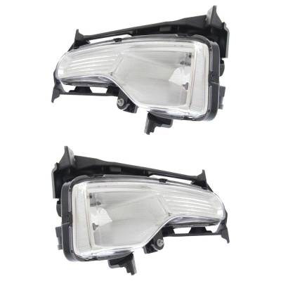Rareelectrical - New Pair Of Daytime Running Lights Compatible With Kia Sorento 3.5L 2011 2012 2013 By Part Numbers - Image 1