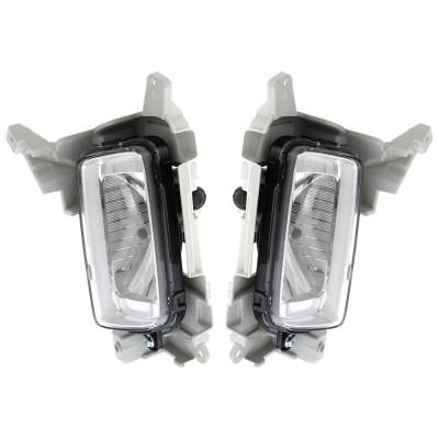 Rareelectrical - New Pair Of Daytime Running Lights Compatible With Kia Sorento 2.4L 3.3L 2014 2015 By Part Numbers - Image 1