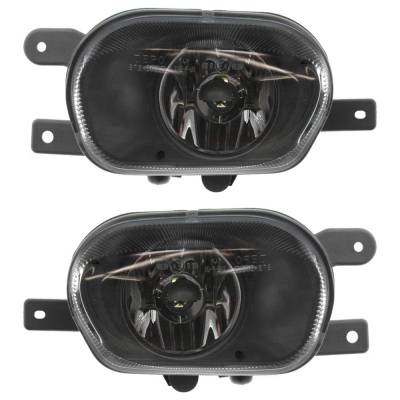 Rareelectrical - New Pair Of Daytime Running Lights Compatible With Volvo Xc90 2003-2014 By Part Numbers Vo2593105 - Image 1