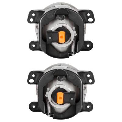 Rareelectrical - New Pair Of Daytime Running Lights Compatible With Chrysler Dodge Jeep 300 Magnum Pt Cruiser - Image 1