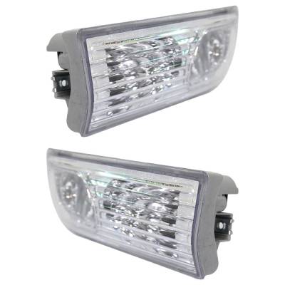 Rareelectrical - New Pair Of Daytime Running Lights Compatible With Acura Mdx 3.7L 2007 2008 2009 By Part Numbers - Image 1