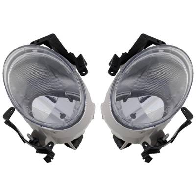 Rareelectrical - New Pair Of Daytime Running Lights Compatible With Hyundai Santa Fe 2.7L 3.3L 2007 2008 2009 By Part - Image 1