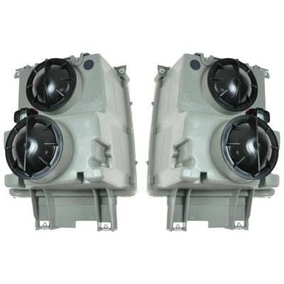 Rareelectrical - New Pair Of Daytime Running Lights Compatible With Cadillac Sts 2005 2006 2007 2008 2009 2010 2011 - Image 1