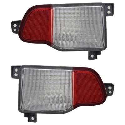 Rareelectrical - New Pair Of Daytime Running Lights Compatible With Honda Passport 2019 2020 2021 2022 2023 By Part - Image 2