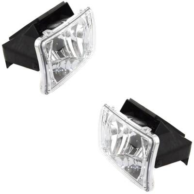 Rareelectrical - New Pair Of Daytime Running Lights Compatible With Chevrolet Gmc Colorado Canyon 2004 2005 2006 2007 - Image 1