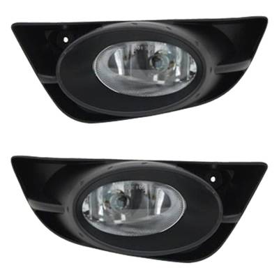 Rareelectrical - New Pair Of Daytime Running Lights Compatible With Honda Fit 1.5L 2009 2010 2011 By Part Numbers - Image 2