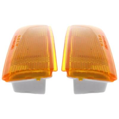 Rareelectrical - New Pair Of Daytime Running Lights Compatible With Chevrolet Gmc Oldsmobile S10 S15 S10 Blazer S15 - Image 1