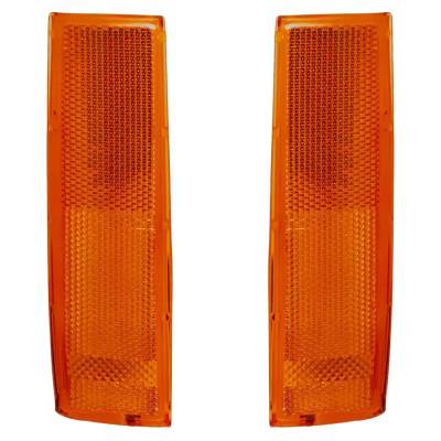 Rareelectrical - New Pair Of Daytime Running Lights Compatible With Chevrolet Gmc Oldsmobile S10 S15 S10 Blazer S15 - Image 2