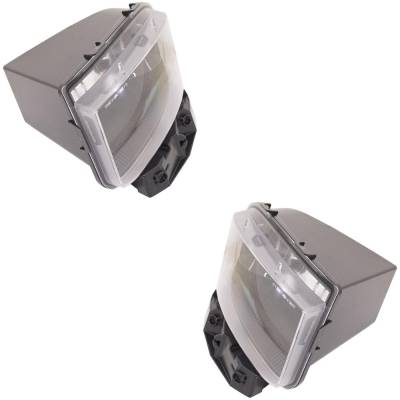 Rareelectrical - New Pair Of Daytime Running Lights Compatible With Chevrolet Corvette 2005 2006 2007 2008 2009 2010 - Image 1