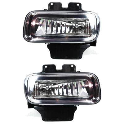 Rareelectrical - New Pair Of Daytime Running Lights Compatible With Ford Lincoln F-150 Mark Lt 4.2L 4.6L 5.4L - Image 1