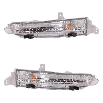 Rareelectrical - New Pair Of Daytime Running Lights Compatible With Honda Pilot 3.5L 2019 2020 2021 2022 By Part - Image 3