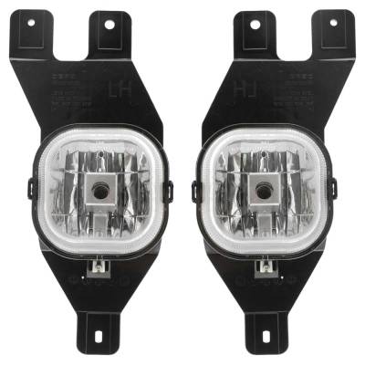 Rareelectrical - New Pair Of Daytime Running Lights Compatible With Ford 2001 2002 2003 2004 By Part Numbers 3C3z - Image 1