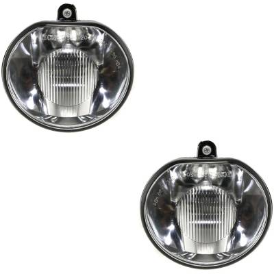 Rareelectrical - New Pair Of Daytime Running Lights Compatible With Dodge Durango 3.7L 4.7L 5.7L 2004 2005 2006 By - Image 1