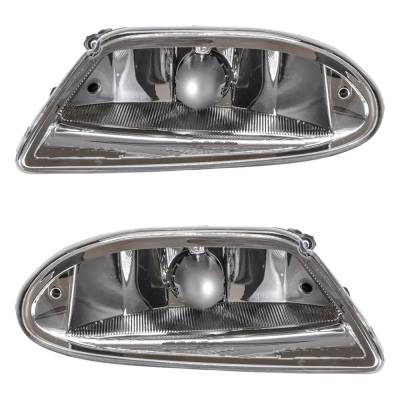 Rareelectrical - New Pair Of Daytime Running Lights Compatible With Mercedes-Benz Ml320 Ml430 Ml500 Ml350 1998-2005 - Image 1