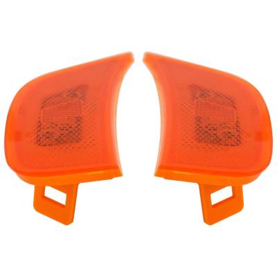 Rareelectrical - New Pair Of Daytime Running Lights Compatible With Cadillac Chevrolet Gmc Escalade Esv Escalade - Image 1