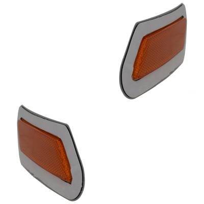 Rareelectrical - New Pair Of Reflector Lights Compatible With Audi Q5 Sq5 2018 2019 2020 By Part Numbers Au1085101 - Image 2