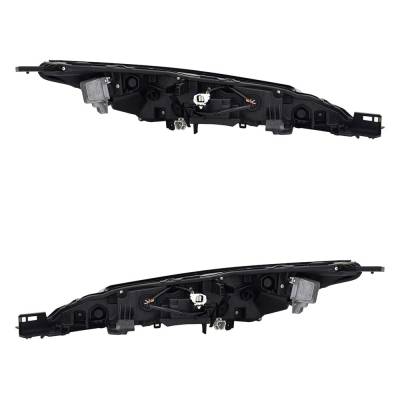 Rareelectrical - New Pair Of Daytime Running Lights Compatible With Nissan Rogue 1.5L 2.5L 2021 2022 2023 By Part - Image 2