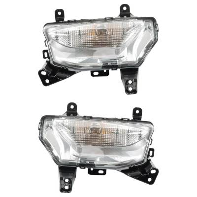 Rareelectrical - New Pair Of Daytime Running Lights Compatible With Chevrolet Equinox 1.5L 2022 2023 2024 By Part - Image 1