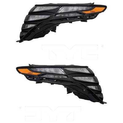 Rareelectrical - New Pair Of Daytime Running Lights Compatible With Hyundai Tucson 2.5L 2022 2023 2024 By Part - Image 5