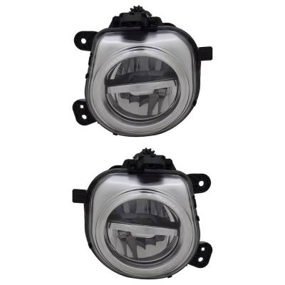 Rareelectrical - New Pair Of Daytime Running Lights Compatible With Bmw X5 X3 X4 X6 2014 2015 2016 2017 2018 2019 By - Image 1
