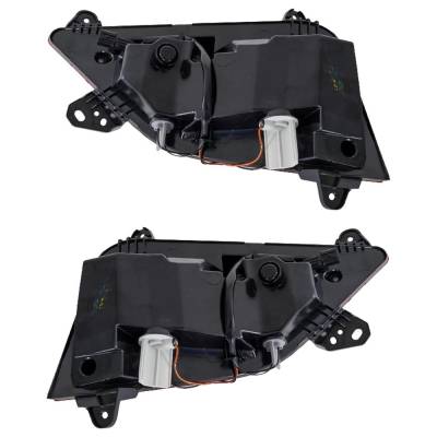 Rareelectrical - New Pair Of Daytime Running Lights Compatible With Hyundai Santa Fe 2.0L 2.4L 2019 2020 By Part - Image 5