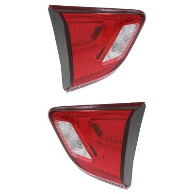 Rareelectrical - New Pair Of Daytime Running Lights Compatible With Nissan Pathfinder 3.5L 2017 2018 2019 2020 By - Image 1
