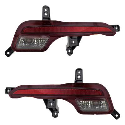 Rareelectrical - New Pair Of Daytime Running Lights Compatible With Kia Sorento 1.6L 2.5L 2021 2022 2023 2024 By Part - Image 1