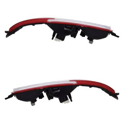 Rareelectrical - New Pair Of Daytime Running Lights Compatible With Kia Carnival 3.5L 2022 2023 2024 By Part Numbers - Image 1