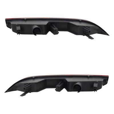 Rareelectrical - New Pair Of Daytime Running Lights Compatible With Jeep Grand Cherokee L Grand Cherokee 2021-2023 By - Image 1