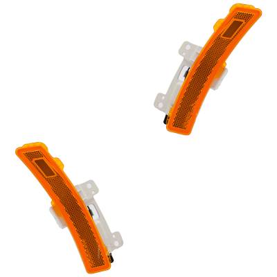 Rareelectrical - New Pair Of Side Marker Lights Compatible With Hyundai 2023 2024 Part Numbers Hy2551121 Hy2550121 - Image 3