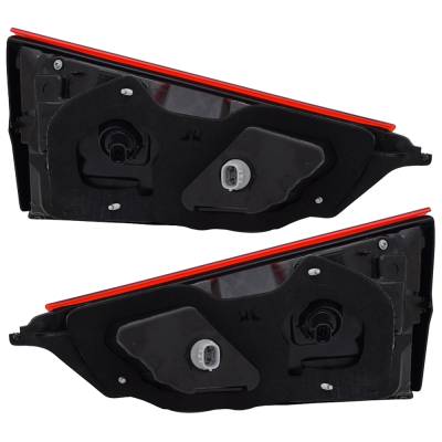 Rareelectrical - New Pair Of Tail Lights Compatibile With Nissan Qashqai S Sl Sv Sport Utility 4-Door 2017-2019 By - Image 1