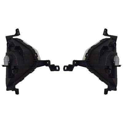 Rareelectrical - New Pair Of Daytime Running Lights Compatible With Hyundai Elantra 1.4L 1.6L 2.0L 2019 2020 By Part - Image 1