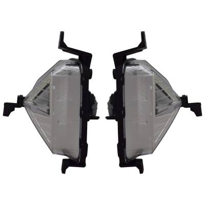 Rareelectrical - New Pair Of Daytime Running Lights Compatible With Hyundai Elantra 1.4L 1.6L 2.0L 2019 2020 By Part - Image 3