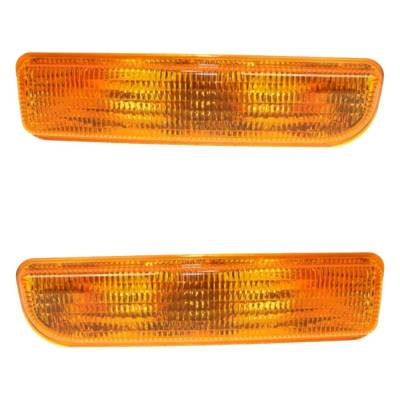 Rareelectrical - New Pair Of Daytime Running Lights Compatible With Jeep Cherokee 2.5L 4.0L 1997 1998 1999 2000 2001 - Image 1