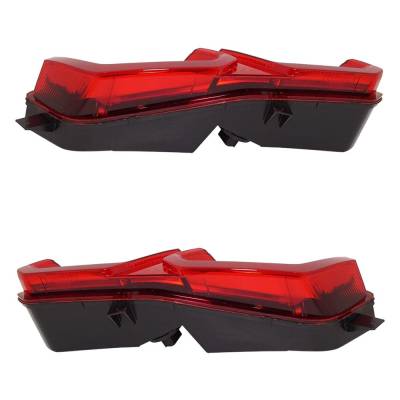 Rareelectrical - New Pair Of Tail Lights Compatible With Chevrolet Corvette 6.2L 2014 2015 2016 2017 2018 2019 By - Image 3