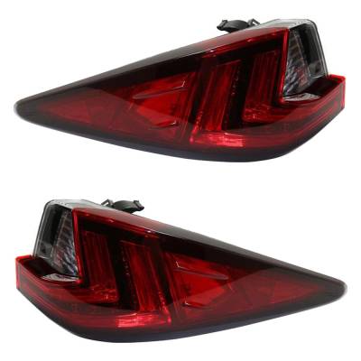 Rareelectrical - New Pair Of Tail Lights Compatible With Lexus Rx350 Rx450h Rx350l Rx450hl 2016 2017 2018 2019 2020 - Image 2