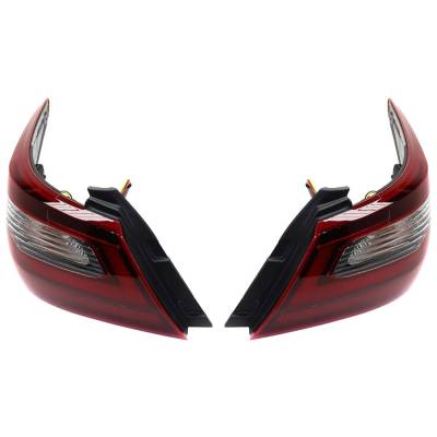 Rareelectrical - New Pair Of Tail Lights Compatible With Nissan Altima 2.5L 3.5L 2017 2018 By Part Numbers Ni2804111 - Image 1