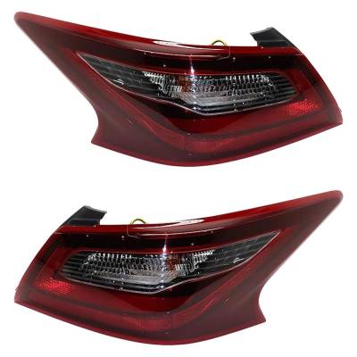 Rareelectrical - New Pair Of Tail Lights Compatible With Nissan Altima 2.5L 3.5L 2017 2018 By Part Numbers Ni2804111 - Image 2