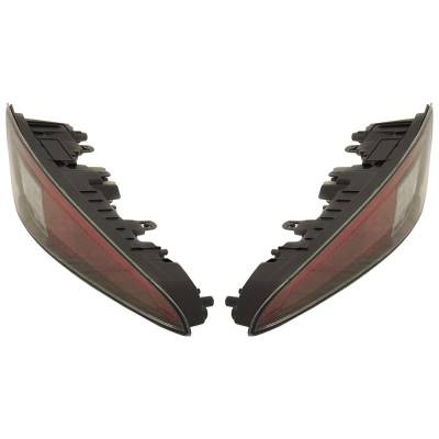 Rareelectrical - New Pair Of Tail Lights Compatible With Toyota Prius 1.8L 2016 2017 2018 By Part Numbers 81591-47021 - Image 3