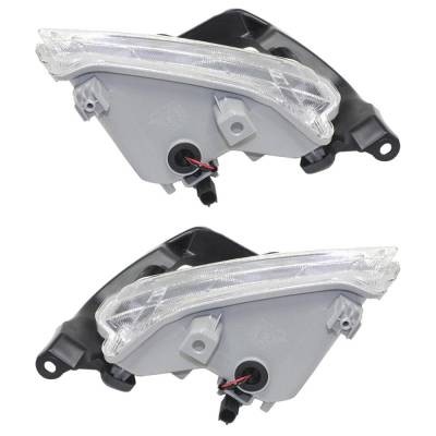 Rareelectrical - New Pair Of Daytime Running Lights Compatible With Toyota Highlander 2.7L 3.5L 2014 2015 2016 By - Image 4