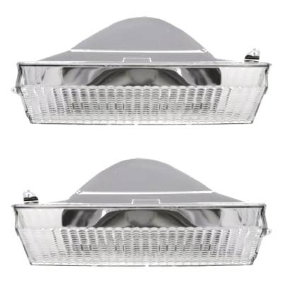 Rareelectrical - New Pair Of Daytime Running Lights Compatible With Jeep Cherokee Wagoneer Comanche 1984-1996 By Part - Image 1