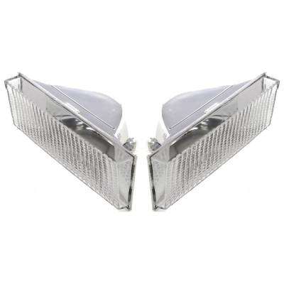 Rareelectrical - New Pair Of Daytime Running Lights Compatible With Jeep Cherokee Wagoneer Comanche 1984-1996 By Part - Image 4