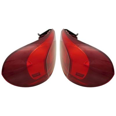 Rareelectrical - New Pair Of Tail Lights Compatible With Volkswagen Tiguan Tiguan Limited 2.0L 2012-2018 By Part - Image 1