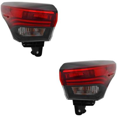 Rareelectrical - New Pair Of Tail Lights Compatible With Toyota Highlander 2.4L 2.5L 3.5L 2020 2021 2022 2023 By Part - Image 4