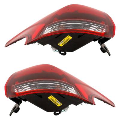 Rareelectrical - New Pair Of Tail Lights Compatible With Mitsubishi Outlander Outlander Phev 2.0L 2.4L 3.0L 2016-2022 - Image 1