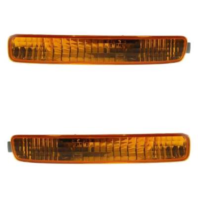 Rareelectrical - New Pair Of Daytime Running Lights Compatible With Honda Accord 2.2L 2.7L 1996 1997 By Part Numbers - Image 1
