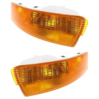 Rareelectrical - New Pair Of Daytime Running Lights Compatible With Chevrolet Camaro 3.4L 3.8L 5.7L 1993-2002 By Part - Image 1