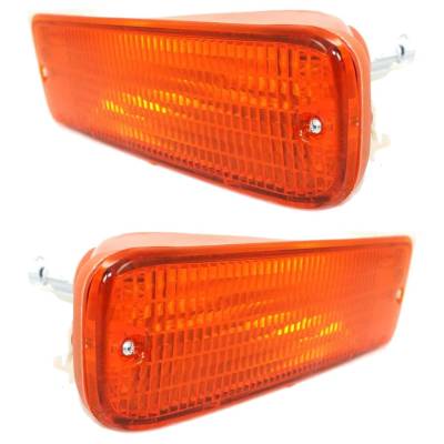 Rareelectrical - New Pair Of Daytime Running Lights Compatible With Toyota 4Runner 2.7L 3.4L 1996 1997 1998 By Part - Image 2